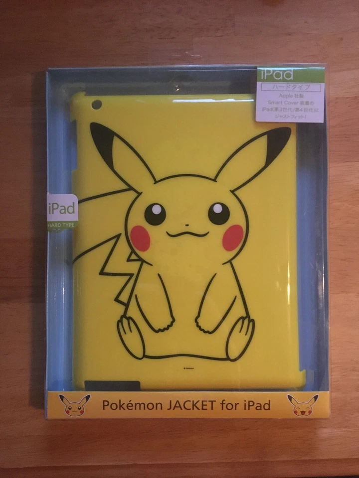 Pikachu Smart Cover For iPad 3rd 4th Gen - Pokémon Center Japan Original - Image 1 of 3