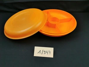 TUPPERWARE plateau a compartiments aperitif + couvercle orange  (1/347) - Foto 1 di 7