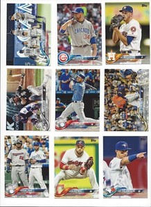 2018 TOPPS SERIES 1 & 2  #'s 250-499 ( STARS, ROOKIE RC'S ) - WHO DO YOU NEED!!