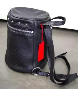 BOSS BY HUGO BLACK LEDER RUCKSACK SHOREDITCH FASHION BACKPACK NEU TASCHE BAG - Bild 1 von 4