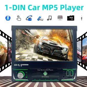 Autoradio 7" Singolo 1 Din Stereo GPS WiFi Multimedia Lettore Android Bluetooth FM - Foto 1 di 15