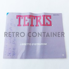 Nintendo NES SNES-Tetris Instruction Booklet Manual Instruction Booklet