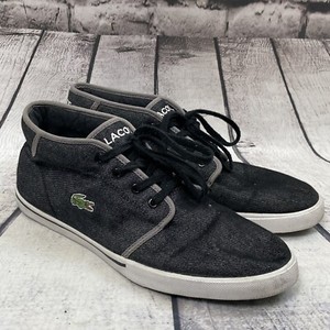 Lacoste Gray Canvas Casual Shoes for 