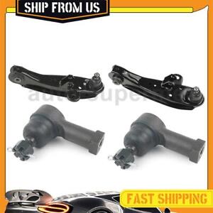 Front Outer & Lower Complete Control Arm 4PCS For Mitsubishi Van 2.4L 1987-1990