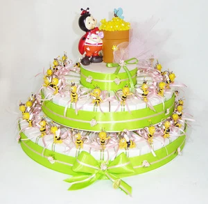 KUCHEN BONBONIERE BIENE MAIA UND DEKORATIONEN 42 SCHEIBEN ZENTRALER - Bild 1 von 1