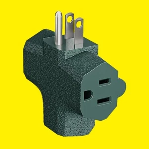 1Plug to 3 Outlet Power Converter Splitter Socket Adapter Wall Charger New Style - Picture 1 of 1