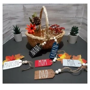 Christmas Stocking or Personalized Gift Tags, Farmhouse Rustic Christmas (one) - Picture 1 of 6