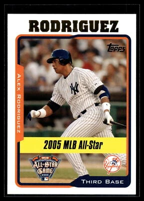 Alex Rodriguez 2005 Topps Updates & Highlights Card #UH176 - Image 1 of 2