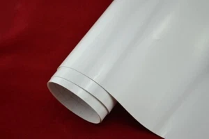 23,6€/m² Autofolie weiss glänzend 25 x 152 cm selbstklebend Klebe Folie Muster - Bild 1 von 1
