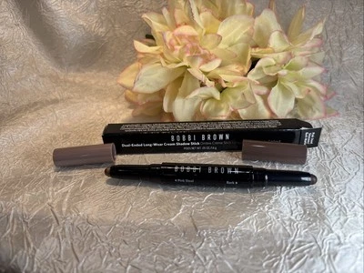 Bobbi Brown Dual-Ended Long-Wear Cream Shadow Stick ~ Pink Steel / Bark ~ FreeSh - Image 1 of 2