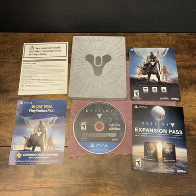 Destiny + Steelbook Case (Sony PlayStation 4, 2014) PS4 Game with Inserts Tested - Image 1 of 4