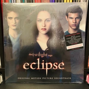 The Twilight Saga: Eclipse Soundtrack Milky Clear + Black Ice Vinyl 2xLP New OST - Picture 1 of 2
