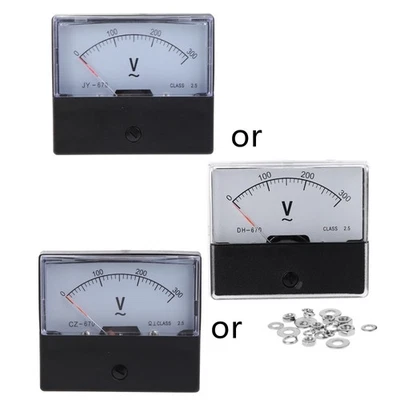 AC 0-300V Analog Panel Meter Voltmeter DH-670 Voltage Gauge Panel Volt Meter - Image 1 of 4