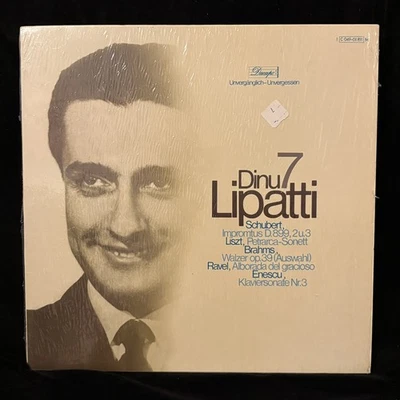 DINU LIPATTI piano - SCHUBERT LISZT BRAHMS RAVEL ENESCU - EMI LP IN SHRINK - Image 1 of 4