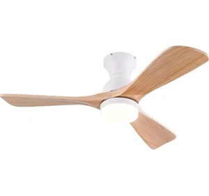 XBIBI 42 Inch Low Profile Ceiling Fan with Light and Remote, Dimmable LED Lig... - Picture 1 of 5