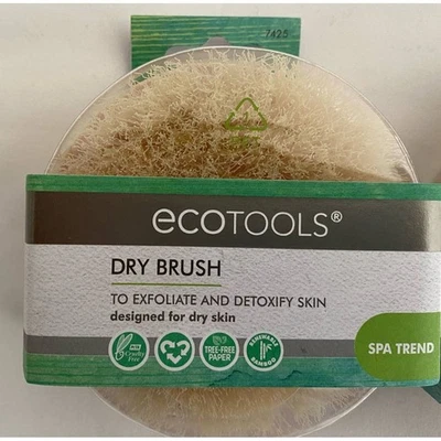 EcoTools Cepillo Seco Para Exfoliar y Desintoxicar Hecho para Piel Seca Lote de 2  Foto 1 de 4