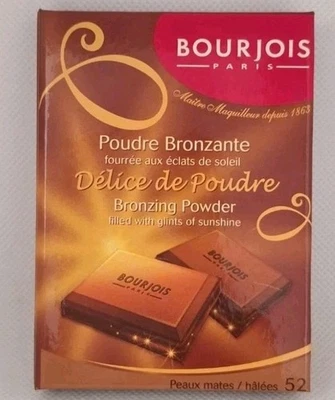 Bourjois Delice De Poudre Bronzing Powder 52 Bronzer New Sealed Rare FAST POST - Image 1 of 3