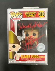 FUNKO POP! Elmer Fudd Signed By JEFF BERGMAN #310 LOONEY TUNES - Picture 1 of 4