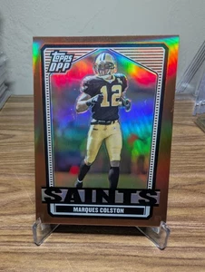 Topps Draft Picks 2007 DPP - Marques Colston #59 refractor cromo bronce/250 - Imagen 1 de 2