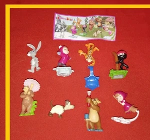 Colección De 8 Figuras Masha Y La Cerveza Kinder Juguetes Sorpresa México Raro - Imagen 1 de 3