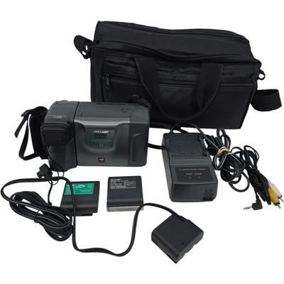 Sharp Viewcam Camcorder VL-E66U with Accessories and Carry Case Tested & Working - Image 1 of 4