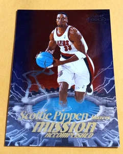 Scottie Pippen #12MA 1999-00 Fleer Force Mission cumplido - Trailblazers - Imagen 1 de 2
