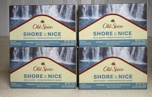 NEW Lot Of 4 Old Spice 5 Oz Bar Soap SHORE IS NICE - Picture 1 of 4