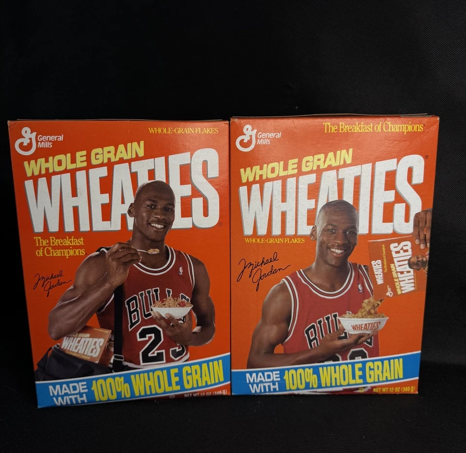 🏀 Michael Jordan Wheaties Boxes Lot (2) – Brand New Sealed – Cereal included 🔥 - Image 1 of 4