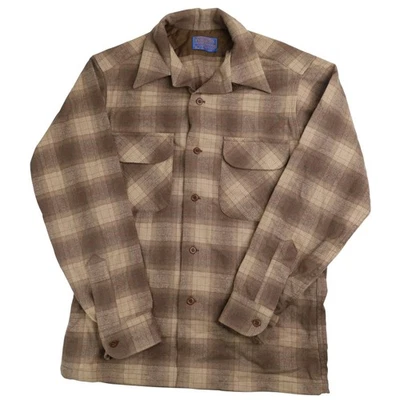 Camisa de lana a cuadros Pendleton Shadow vintage años 50/60 Foto 1 de 4