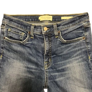 Nili Lotan Classic Wash Mid Rise Straight Leg Jeans Blue Denim Women's Size 28 - Picture 1 of 8