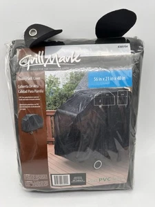 Grill Mark 8369704 PEVA Black Grill Cover 56 W x 40 H x 21 D in. - Bild 1 von 2