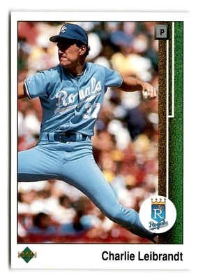 1989 Charlie Leibrandt Upper Deck - Kansas City Royals - Image 1 of 2