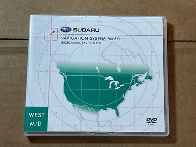 2009-2011 Subaru Forester XT LL Limited GPS Navigation DVD MID-West U.S Map - Image 1 of 4