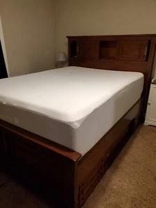 Queen bed and Dresser - Picture 1 of 13