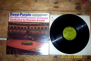 DEEP PURPLE ( LIVE ~ PHILHARMONIC ORCHESTRA ) ORIG 1970 US gatefold VINYL LP VG+ - Picture 1 of 1