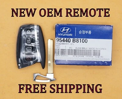 NEW OEM 15-18 HYUNDAI SANTA FE PROXIMITY SMART KEYLESS REMOTE FOB 95440-2W500 - Image 1 of 3