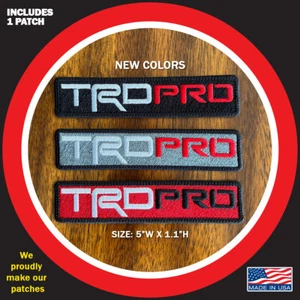 TRD Pro gestickter Aufnäher passt auf jeden Toyota - Bild 1 von 7