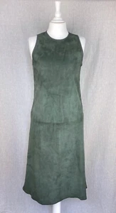Abito smanicato vintage Bally grigio scamosciato artigianato italiano, taglia 42 - Foto 1 di 24