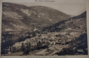 CPA Old Annot Postcard, General View and the Valley - Picture 1 of 2