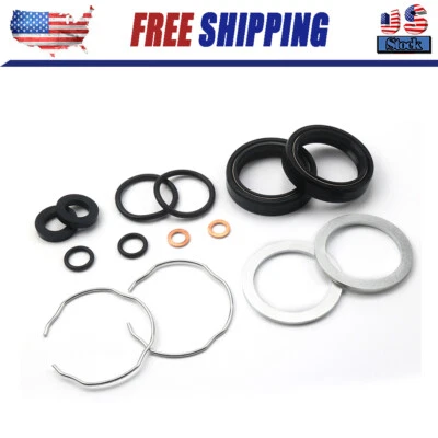 For Harley Front Fork Seals Kit 41mm Heritage Softail/ Electra Glide/ Road King - Image 1 of 4