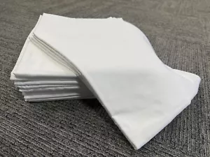 12 Pieces New White Pillowcases, Pillow Covers 20"x30" Poly/Cotton - Picture 1 of 2