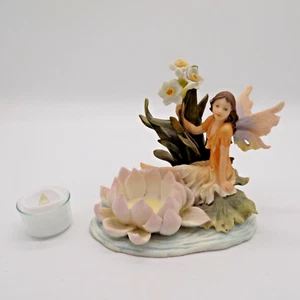 Summit Collection Fairy Veronese mit Lilie Teelicht 5" x 6" - Bild 1 von 10
