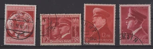 (WH23224) GERMAN REICH - 1940, MI 744+763+772+813, USED, CV € 25,50, SEE SCANS - Picture 1 of 2