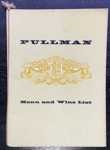 Vintage British Rail The Bournemouth Belle Pullman Menü- und Weinkarte Paddington - Bild 1 von 8