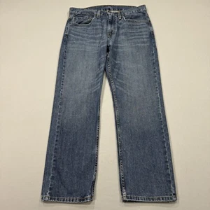 Levis Jeans Herren 34x30 Blau 559 Relaxed Straight Medium Wash Denim Work Logo - Bild 1 von 9