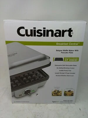 Gofrera belga central Cuisinart Breakfast con plato para panqueques Foto 1 de 4