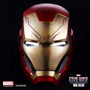 Marvel The Iron Man MK46 Costume Wearable Helmet 1:1 Collectibles Prop New Stock - Picture 1 of 7
