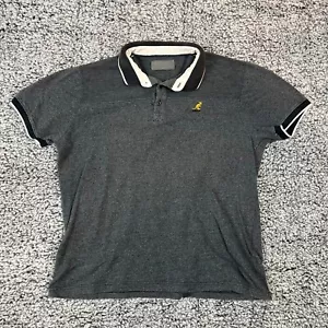 Kangol Shirt Womens Extra Large Gray Polo Tennis Casual Logo Embroidered XL - Picture 1 of 9