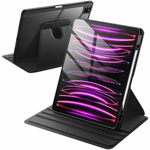 JETech Rotating Case for iPad Pro 12.9-Inch 2022/2021/2020/2018, Auto Wake/Sleep - Picture 1 of 50