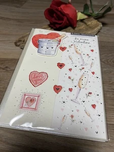 Biglietto di San Valentino Be My Valentine HARRODS A5 Card Ling Design - Foto 1 di 2